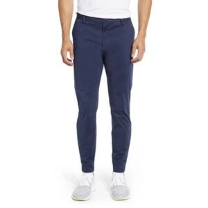 Rhone Commuter Jogger Pants Men's 34 x 29 Navy Slim Fit Flat Front Performance